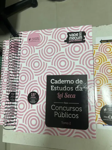 Caderno de estudos da lei seca concursos públicos novo