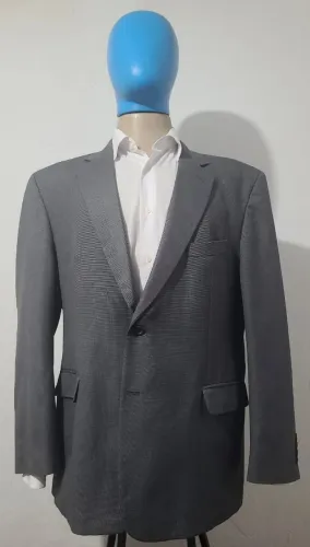 Blazer Slim Cinza N° 58, bonito, elegante, bem confortável, original, sofisticado.