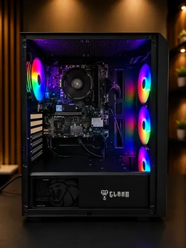 PC Gamer AMD Ryzen 5 7600X + B840M 16GB DDR5 SSD NVMe M.2 256GB + Fonte 600W |