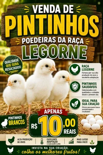 Pintinhos poedeiras da raça legorne
