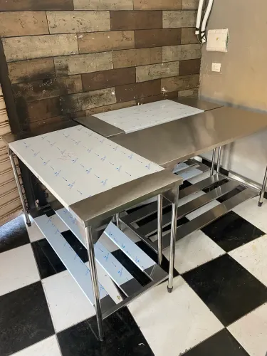Mesa de inox bancadas novas entrega grátis
