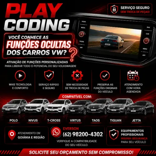 Play Coding - Personalização Veiculos VW