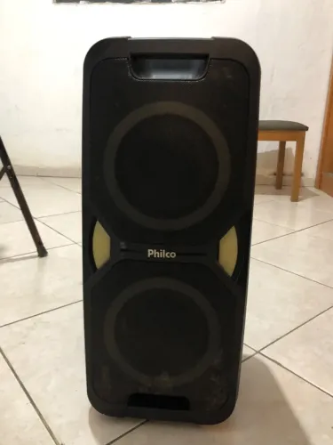 Caixa de Som Philco Potente Bluetooth - Funcionando (Volume com Defeito)