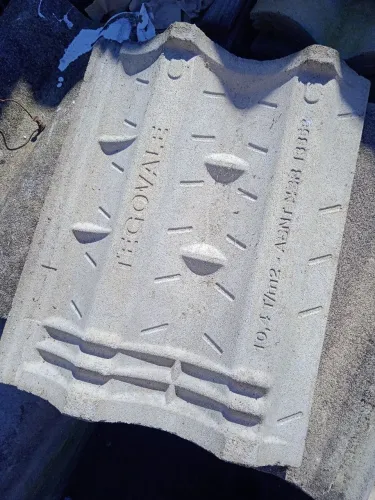 Telhas colonial de concreto