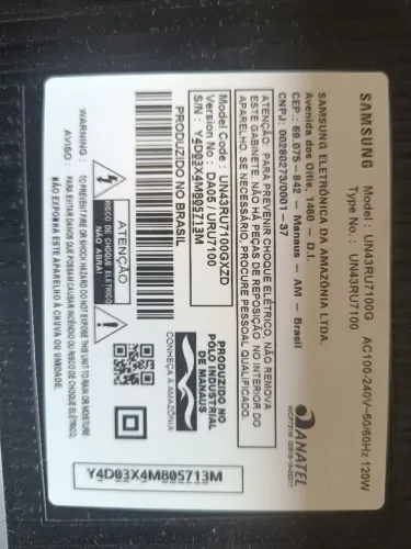 Tá Samsung 43 polegadas