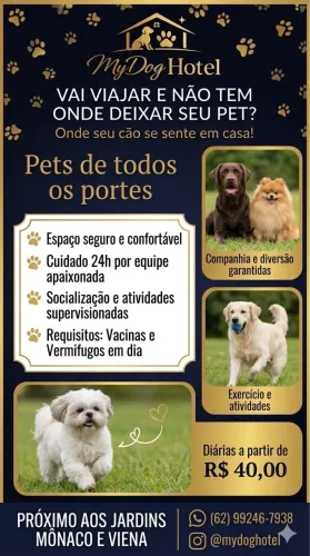 HOSPEDAGEM E HOTEL PARA PETS