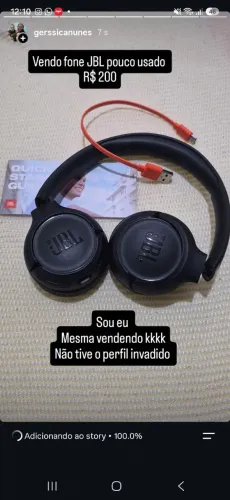 Fone JBL novo