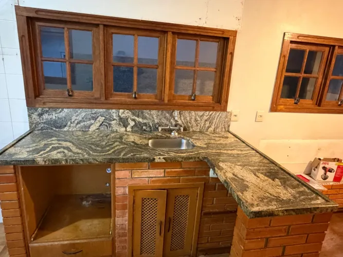 Pedra de Mármore para Cozinha com Cuba