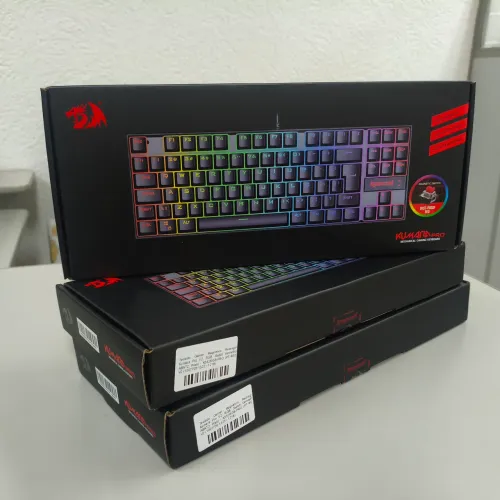 Teclado Gamer Magnético Redragon Kumara Pro V2, RGB, Switch Vermelho