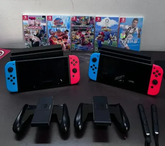 2 Nintendo Switch + Jogos