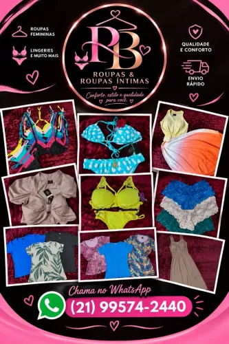 Kits Femininos, Roupas, Lingerie, Look<br>DESCRIÇÃO