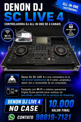 CONTROLADORA DENON SC LIVE 4