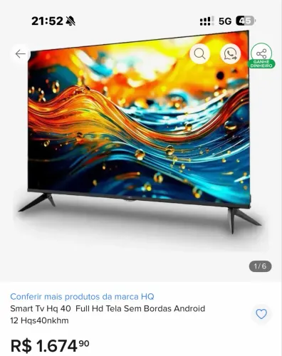 TELEVISÃO 40 SMART LACRADA