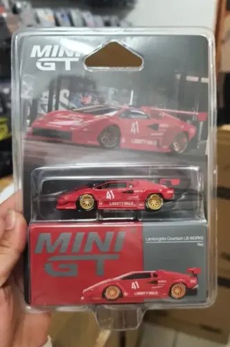 Míni GT Lamborghini countach lbwk 1.64 lacrados