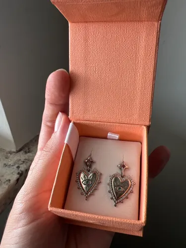 Brinco Life Vivara Amor Místico Prata 925 - Original com Caixinha"