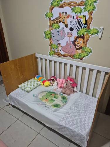 Berço 2 x 1 com colchão