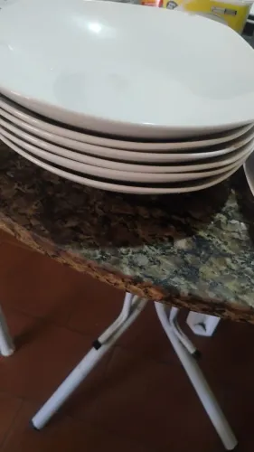 Prato de Porcelana Branco