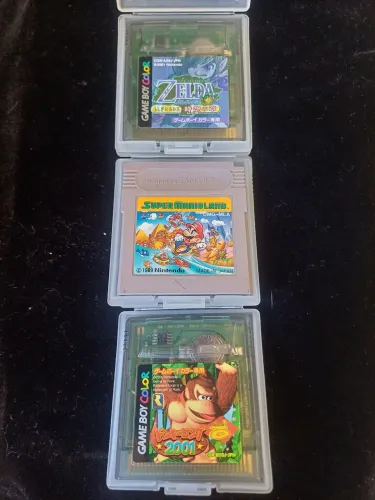 Fitas Nintendo Game Boy Originais: Super Mario, Donkey Kong e Zelda!