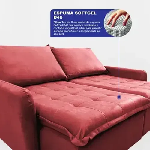 Sofá-Cama 4 Lugares para Apartamento
