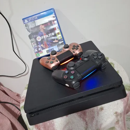 Ps4 slim 1tb de armazenamento, zero!
