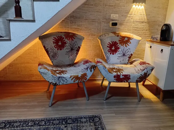 Duas poltronas canoas