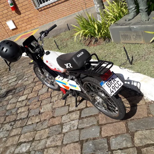 Mobilete Caloi modelo XR azul...c/N.Fiscal..