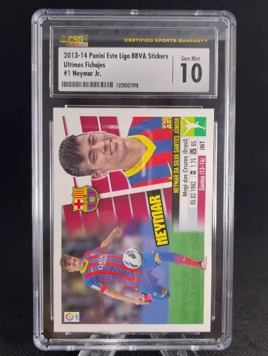 Figurinha Neymar  Jr. Barcelona CGC 10 