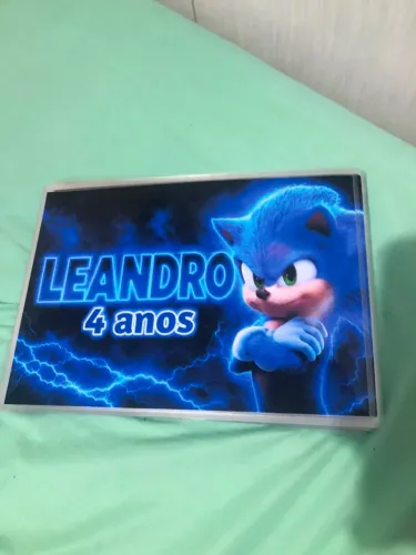 Jogo americano personalizado plastificado 