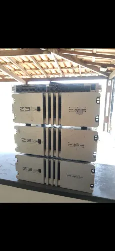 Amplificador potência Studio R Z3 PA Crow Crest Audio Tip Ciclotron Micrologic Cygnus