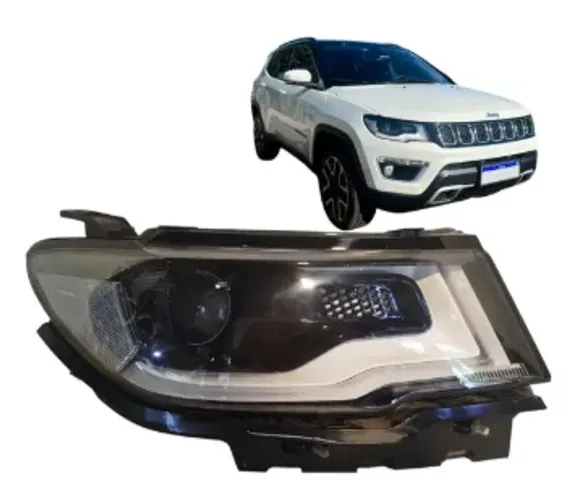 Farol Direito Jeep Compass 2018 A 2021 Original Xenon 