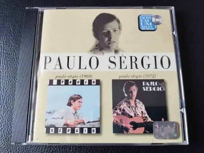CD Paulo Sérgio 1968 - 1972/ dois LP's em 1 CD- sucessos originais da época remasterizados