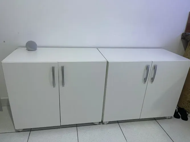 armário balcão multiuso branco