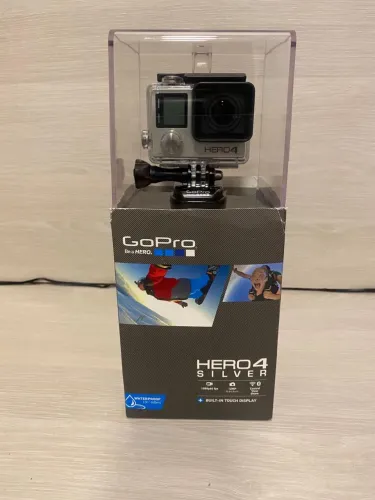 GoPro 4 Silver - Excelente Estado Novo + Kit Completo de Acessórios