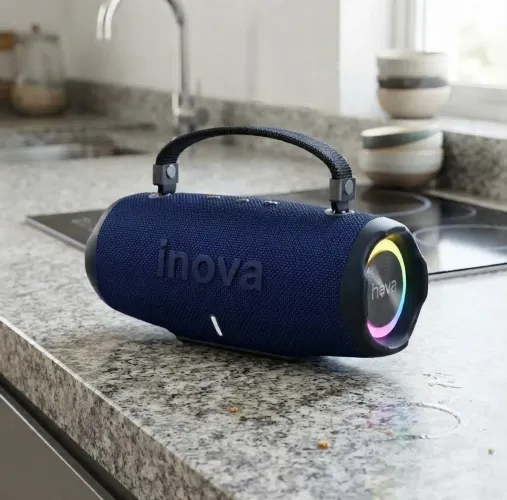 Inova Caixa de Som Bluetooth Portátil - Bateria de 1200mAh - Potente 10W
