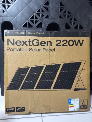 Painel Solar Portátil 220W NextGen Ecoflow NOVO E LACRADO