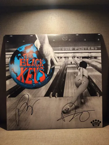 The Black Keys Ohio Players AUTOGRAFADO Disco de Vinil Splatter