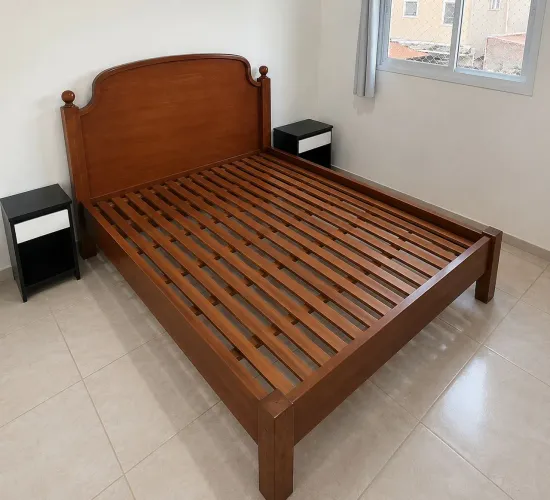 Cama de casal madeira 