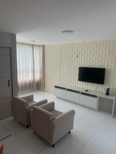 Apartamento Mobiliado 1 Quarto 37m² Garagem Coberta Lazer Completo no Bessa com Condomínio