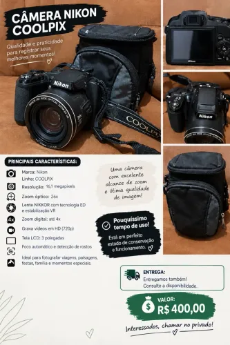 Câmera nikon
