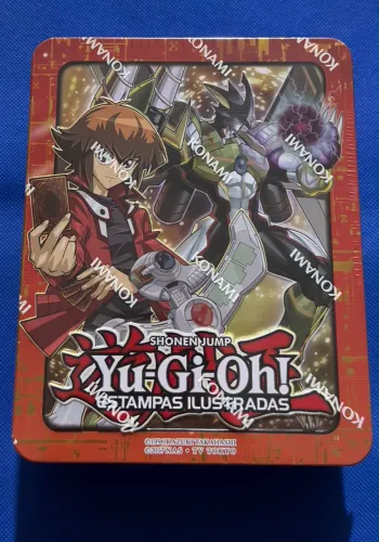 Lata de metal Yugioh TCG cards nova lacrada