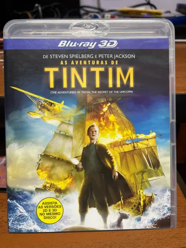 As Aventuras de Tintim ? Blu-ray 3D + 2D Original em um único disco exclusivo