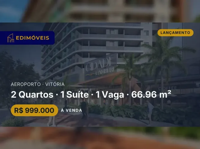 Aeroporto: Apartamento 2 Quartos com Áreas de Lazer Exclusivas!