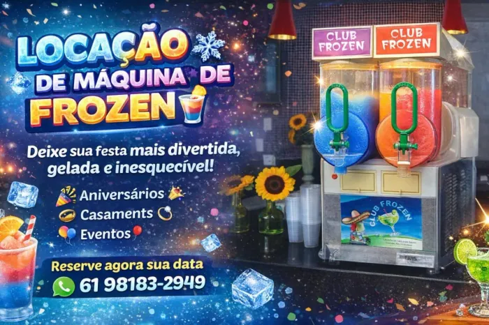Locação de máquinas de Frozen raspadinha 