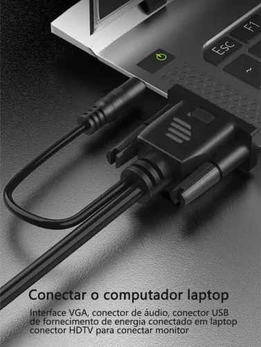 Conversor VGA pra HDMI