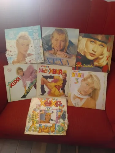 Coleção de vinil da Xuxa