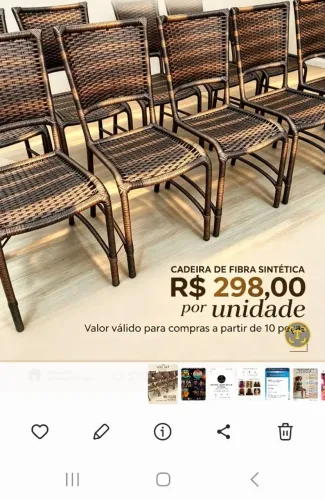 Cadeiras de jantar
