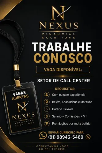 10 vagas para vendedor