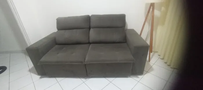 Sofá retrátil 3 lugares novo