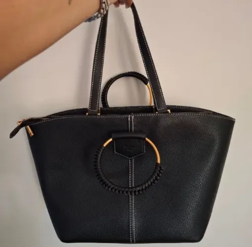 Bolsa em couro floater Santa Lolla