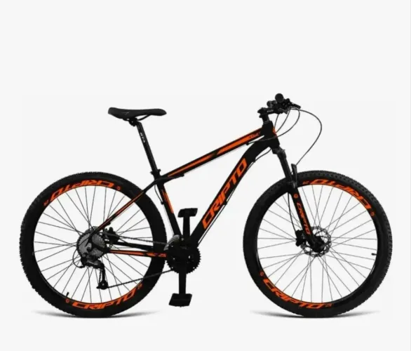 Bicicleta aro 19 quadro 21, suspensão dianteira freios a disco passadores rápido Shimano